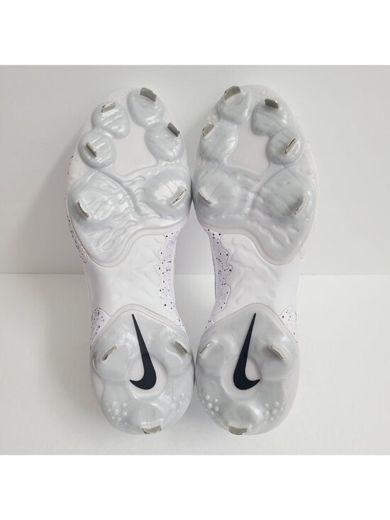 NEW Nike Alpha Huarache Elite 3 Low Baseball Cleats CV3552-104 Size 12 White #1 main image 6